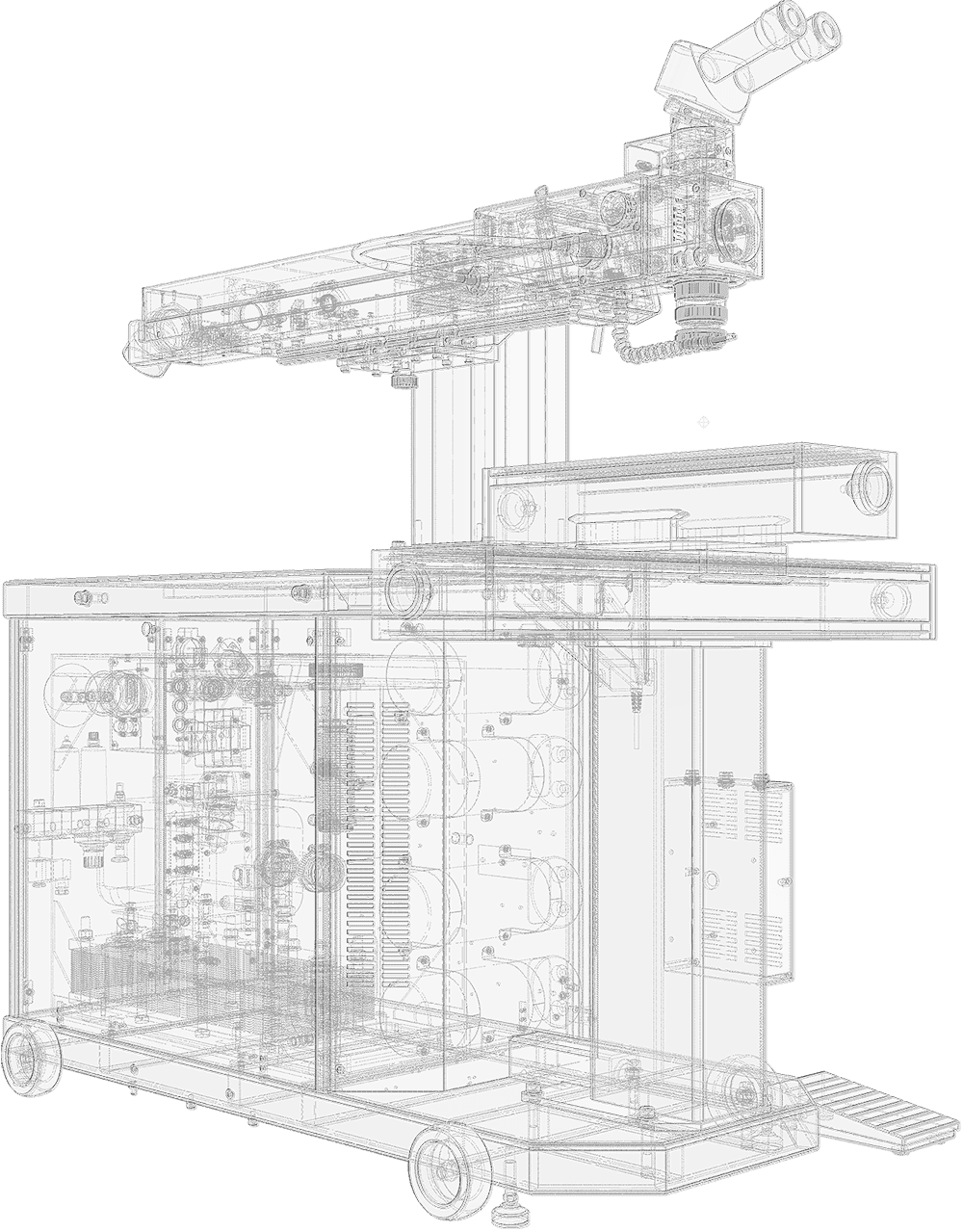 3D модель лазерного станка