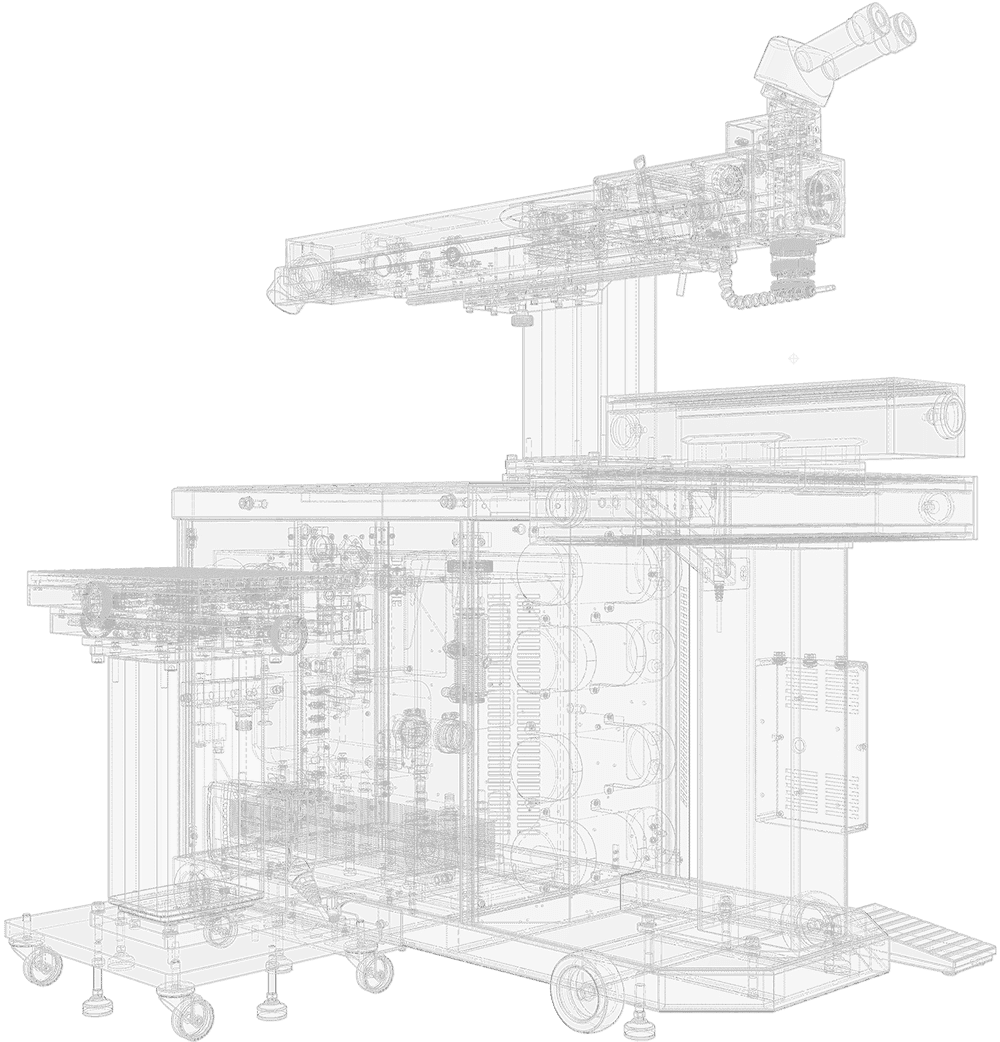 3D модель лазерного станка